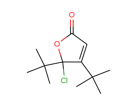Molecular Structure of 7498-61-5 (4,5-di-tert-butyl-5-chlorofuran-2(5H)-one)