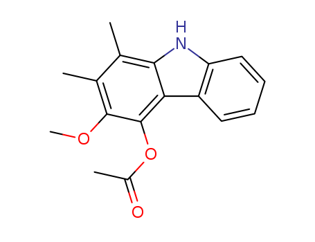 1,2-DIMETHYL-3-METHOXY-9H-CARBAZOL-4-OL ACETATE ( ESTER)