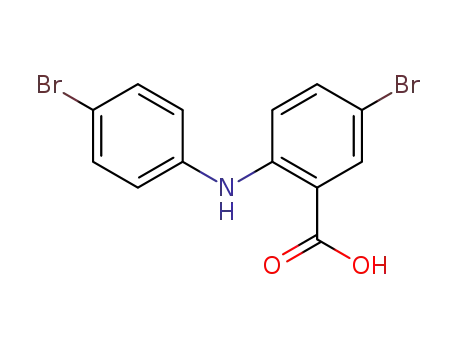 Molecular Structure of 728931-56-4 (5-bromo-2-(4-bromo-anilino)-benzoic acid)