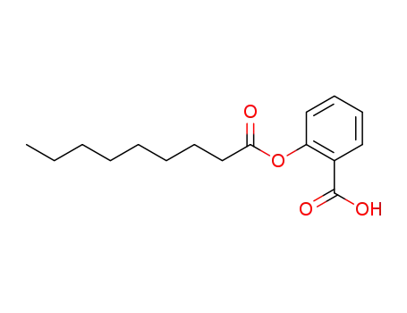 Molecular Structure of 75239-81-5 (Benzoic acid, 2-((1-oxononyl)oxy)-)