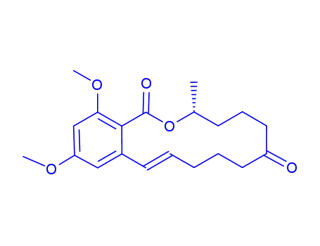 Molecular Structure of 7533-25-7 (rac 2,4-O-Dimethylzearalenone)