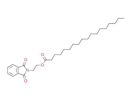 Molecular Structure of 7507-15-5 (2-(1,3-dioxo-1,3-dihydro-2H-isoindol-2-yl)ethyl octadecanoate)
