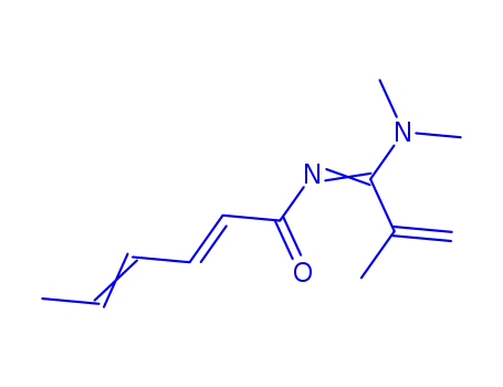 N-[1-(Dimethylamino)-2-methyl-2-propenylidene]-2,4-hexadienamide