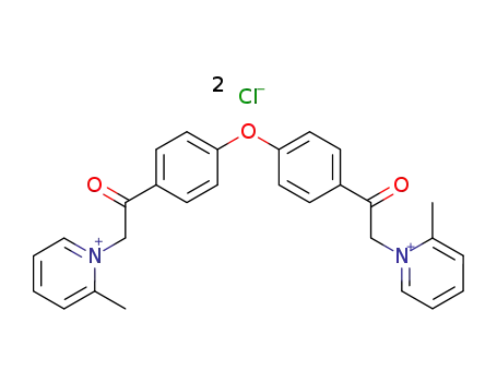 2,2'-dimethyl-1,1'-(4,4'-oxy-di-phenacyl)-bis-pyridinium; dichloride