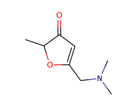 Molecular Structure of 1007-46-1 (3(2H)-Furanone, 5-[(dimethylamino)methyl]-2-methyl-)