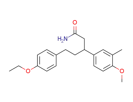 Molecular Structure of 63635-91-6 (Benzenepentanamide, 4-ethoxy-b-(4-methoxy-3-methylphenyl)-)
