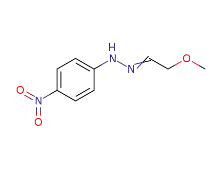 Molecular Structure of 7510-55-6 ((1E)-1-(2-methoxyethylidene)-2-(4-nitrophenyl)hydrazine)