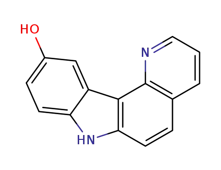Molecular Structure of 75413-43-3 (7H-Pyrido[3,2-c]carbazol-10-ol)