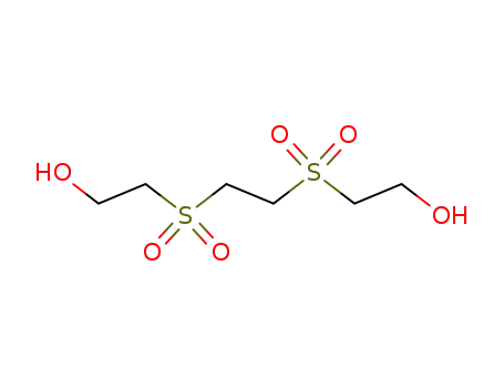 Molecular Structure of 7484-34-6 (2,2'-(Ethylenebissulfonyl)diethanol)