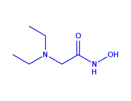 Molecular Structure of 749806-60-8 (Acetamide, 2-(diethylamino)-N-hydroxy- (9CI))