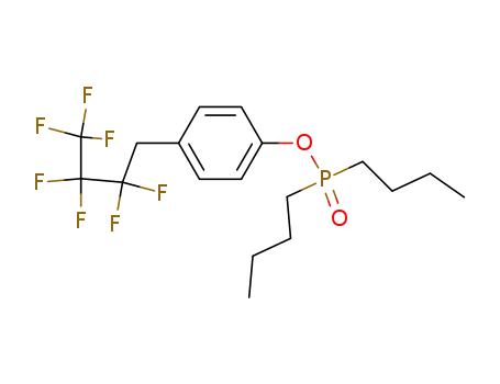ジブチルホスフィン酸p-(2,2,3,3,4,4,4-ヘプタフルオロブチル)フェニル
