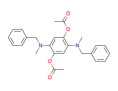 Molecular Structure of 7511-66-2 (2,5-bis[benzyl(methyl)amino]benzene-1,4-diyl diacetate)