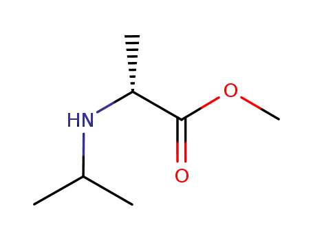 Molecular Structure of 755039-73-7 (D-Alanine, N-(1-methylethyl)-, methyl ester (9CI))