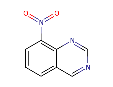Molecular Structure of 7557-05-3 (8-Nitroquinazoline)