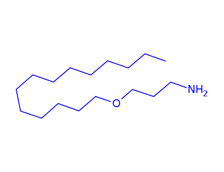 Molecular Structure of 7617-82-5 (3-MYRISTYLOXY PROPYLAMINE)