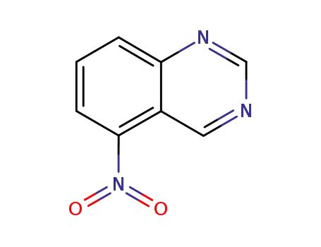 Molecular Structure of 7556-91-4 (5-Nitroquinazoline)