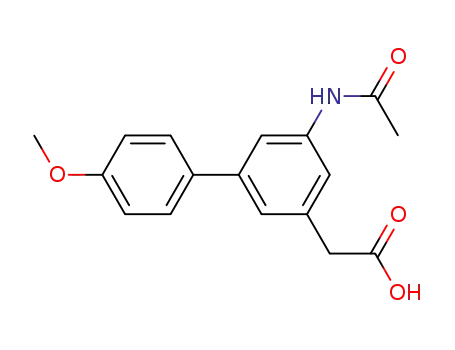 2-[3-아세트아미도-5-(4-메톡시페닐)페닐]아세트산