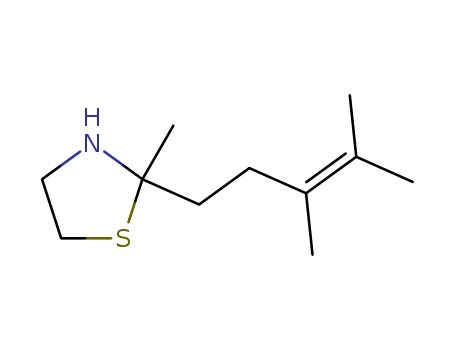 Thiazolidine, 2-(3,4-dimethyl-3-pentenyl)-2-methyl-