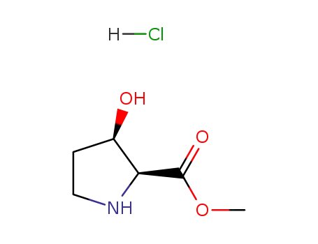 Molecular Structure of 757961-41-4 ((2S,3R)-methyl 3-hydroxypyrrolidine-2-carboxylate hydrochloride)