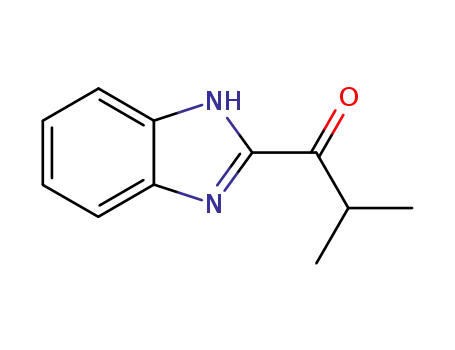 Molecular Structure of 76098-79-8 (1-Propanone,1-(1H-benzimidazol-2-yl)-2-methyl-(9CI))