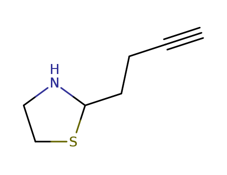 2-(3-Butynyl)thiazolidine