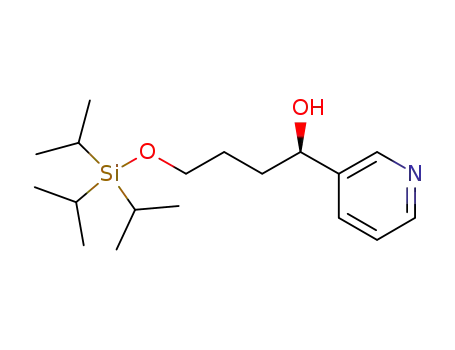 (R)-1-(pyridin-3-yl)-4-triisopropylsilyloxybutan-1-ol