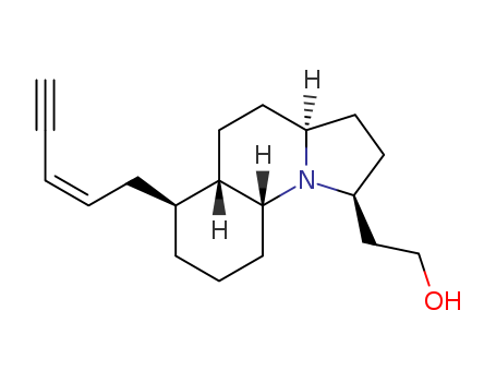 Pyrrolo[1,2-a]quinoline-1-ethanol,dodecahydro-6-(2Z)-2-penten-4-yn-1-yl-, (1R,3aR,5aR,6R,9aS)-rel-