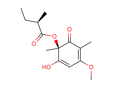 (R) -2- 메틸 부티르산 (R) -1,3- 디메틸 -2- 옥소 -4- 메 톡시 -6- 히드 록시 -3,5- 시클로 헥사 디에 닐 에스테르