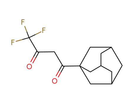 Molecular Structure of 758709-48-7 (1-ADAMANTAN-1-YL-4,4,4-TRIFLUORO-BUTANE-1,3-DIONE)