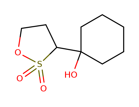1-(2,2-dioxooxathiolan-3-yl)cyclohexan-1-ol cas  75732-49-9