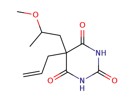 5-Allyl-5-(2-methoxypropyl)barbituric acid