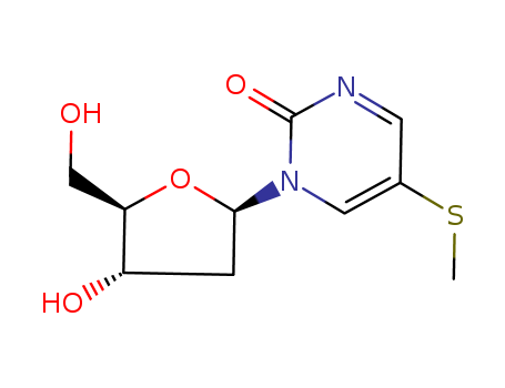 1-(2-DEOXY-SS-D-RIBOFURANOSYL)-5-(METHYLMERCAPTO)-2-PYRIMIDINONE