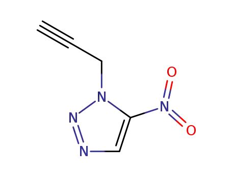 Molecular Structure of 757995-72-5 (1H-1,2,3-Triazole,5-nitro-1-(2-propynyl)-(9CI))