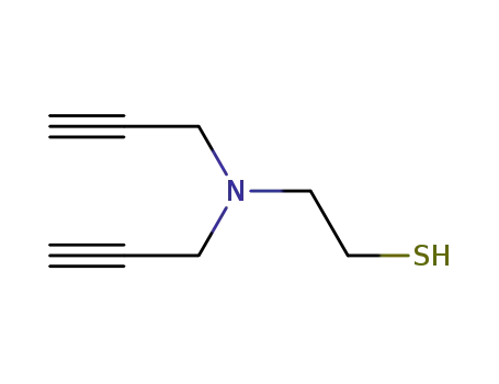Ethanethiol, 2-(di(2-propynyl)amino)-
