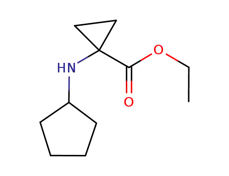 시클로프로판카르복실산, 1-(시클로펜틸아미노)-, 에틸 에스테르(9CI)