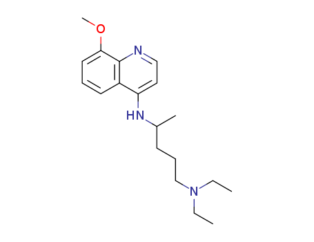 N,N-diethyl-N-(8-methoxyquinolin-4-yl)pentane-1,4-diamine cas  7621-73-0