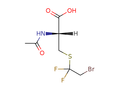 N-acetyl-S-(2-bromo-1,1-difluoroethyl)-L-cysteine