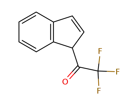 Molecular Structure of 76001-74-6 (Ethanone, 2,2,2-trifluoro-1-(1H-inden-1-yl)- (9CI))