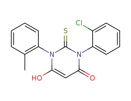 3-(2-Chloro-phenyl)-6-hydroxy-2-thioxo-1-o-tolyl-2,3-dihydro-1H-pyrimidin-4-one