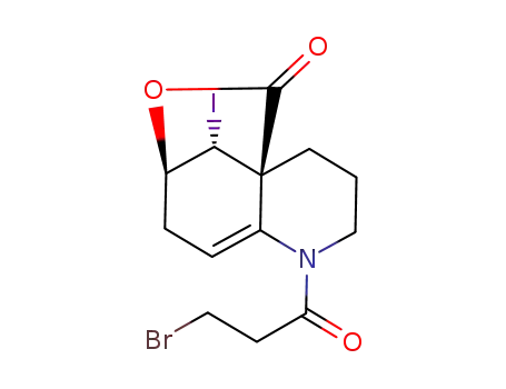 (4aR,5R,6R)-N-(3-Bromopropionyl)-5-iodo-2,3-dihydro-4H,7H-quinoline-4a,6-carbolactone