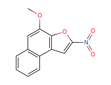 Molecular Structure of 75965-72-9 (2-NITRO-4-METHOXYNAPHTHO(2,1-B)FURAN)