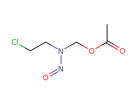 Molecular Structure of 76215-00-4 (N-NITROSO-N-(ACETOXYMETHYL)-2-CHLOROETHYLAMINE)
