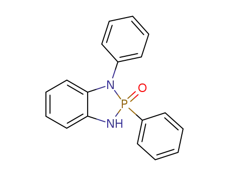 Molecular Structure of 7597-42-4 (8,9-diphenyl-7,9-diaza-8$l^{5}-phosphabicyclo[4.3.0]nona-1,3,5-triene 8-oxide)