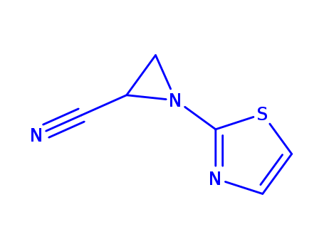 2-AZIRIDINECARBONITRILE,1-(THIAZOL-2-YL)-