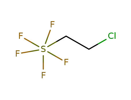 Molecular Structure of 762-56-1 (2-CHLOROETHYLSULPHURPENTAFLUORIDE)
