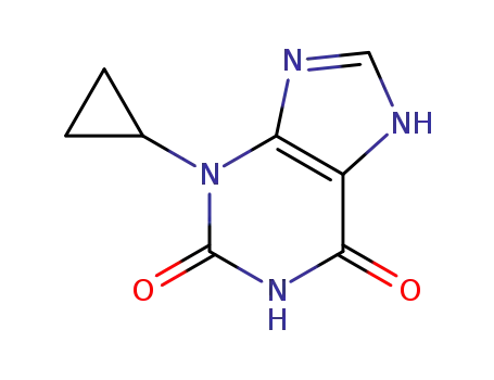 1H-퓨린-2,6-디온, 3,7-디히드로-3-시클로프로필-
