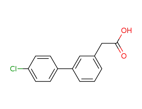 Molecular Structure of 75852-50-5 (3-BIPHENYL-4'-CHLORO-ACETIC ACID)