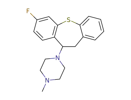 1-(7-fluoro-10,11-dihydrodibenzo[b,f]thiepin-10-yl)-4-methylpiperazine
