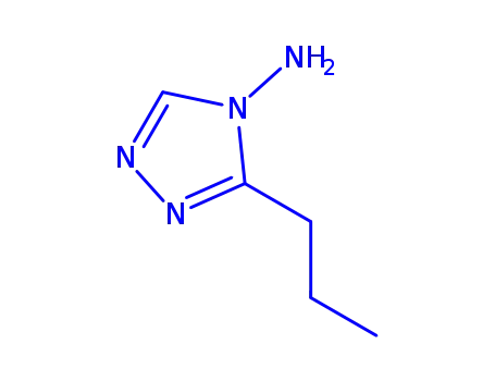Molecular Structure of 758628-43-2 (4H-1,2,4-Triazol-4-amine,3-propyl-(9CI))