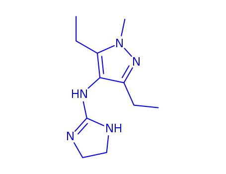 1H-Pyrazol-4-amine,N-(4,5-dihydro-1H-imidazol-2-yl)-3,5-diethyl-1-methyl-(9CI)